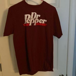 Maroon Dr Pepper Graphic Tee